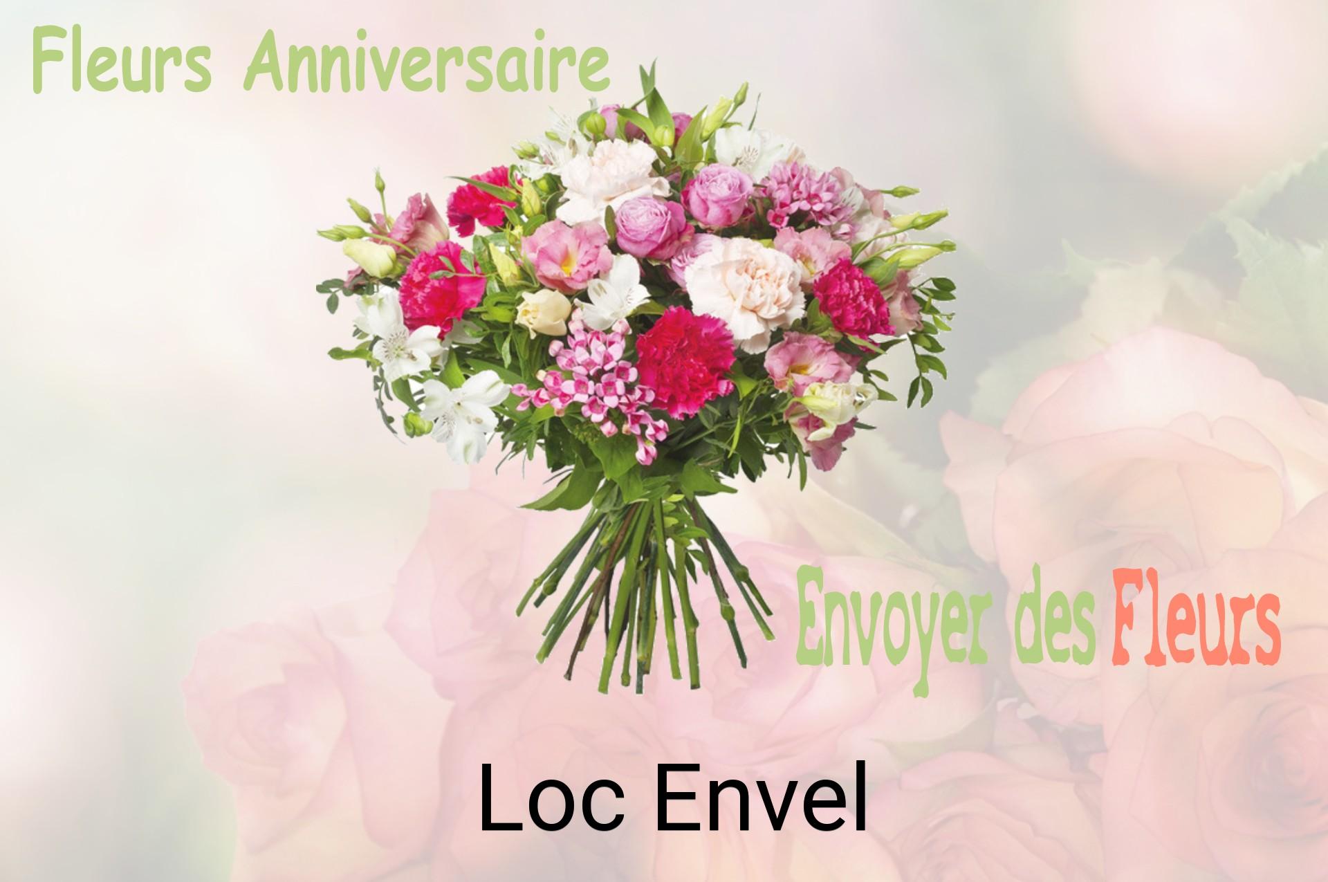 Bouquet de fleurs d’anniversaire livré à Loc-Envel