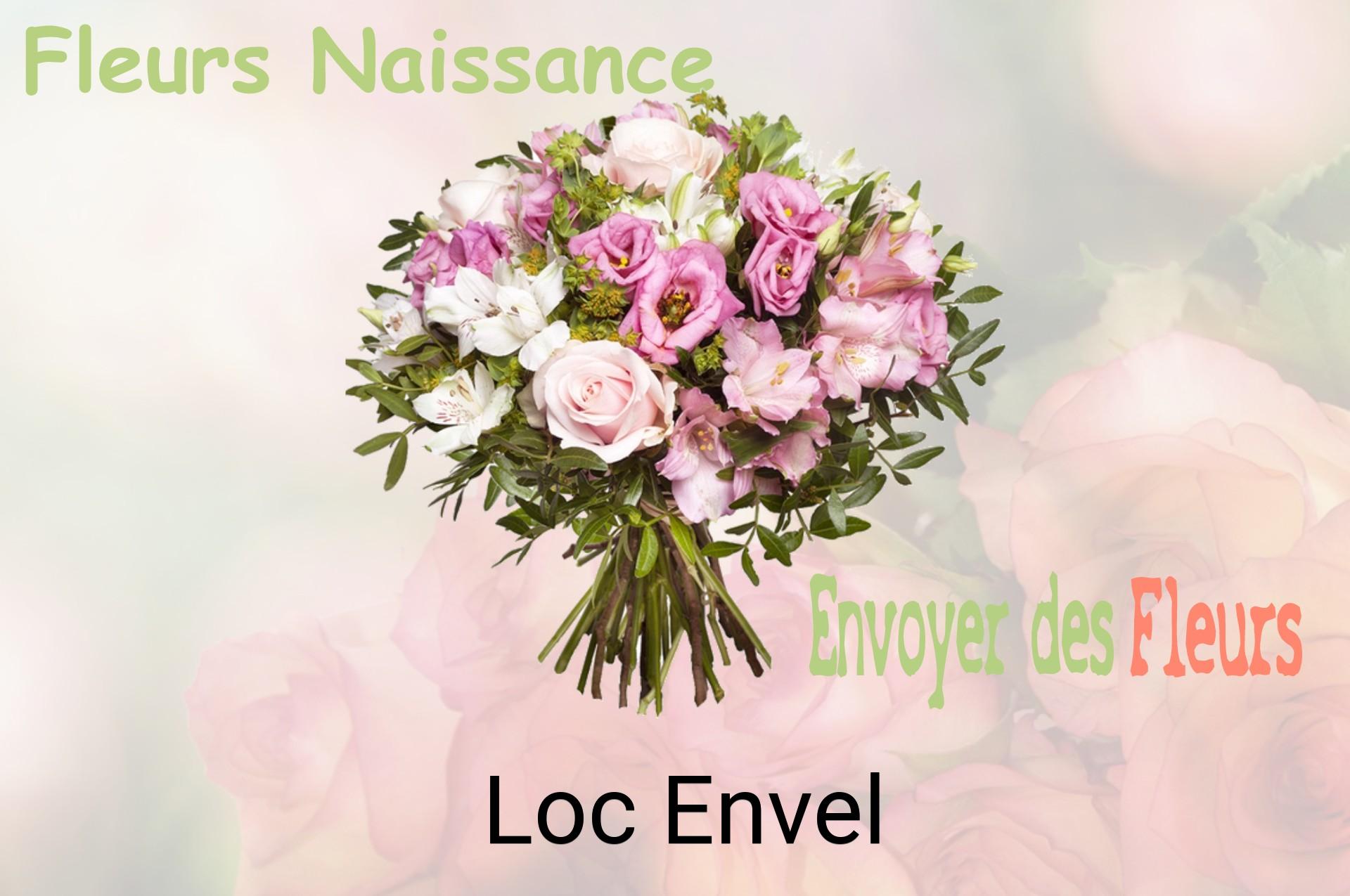 Bouquet de fleurs de naissance livré à Loc-Envel